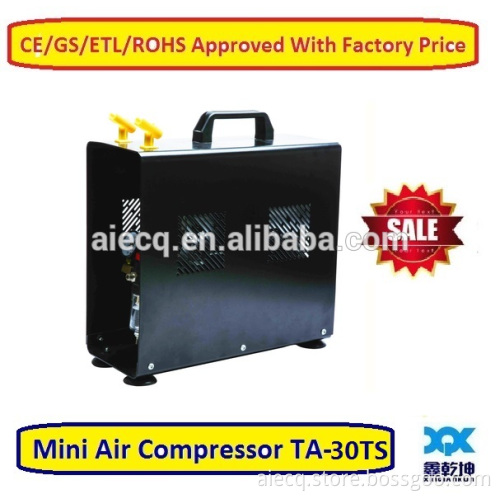 Mini Air Compressor with mental cover and tank(TA-30TS)